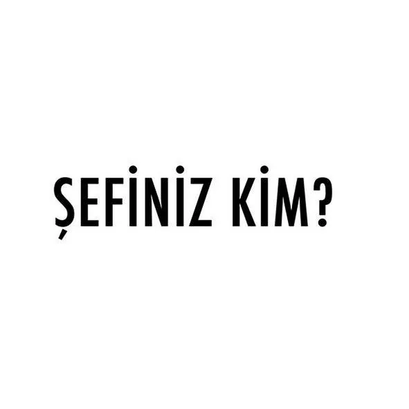 ŞEFİNİZ KİM? satılık tescilli marka görseli